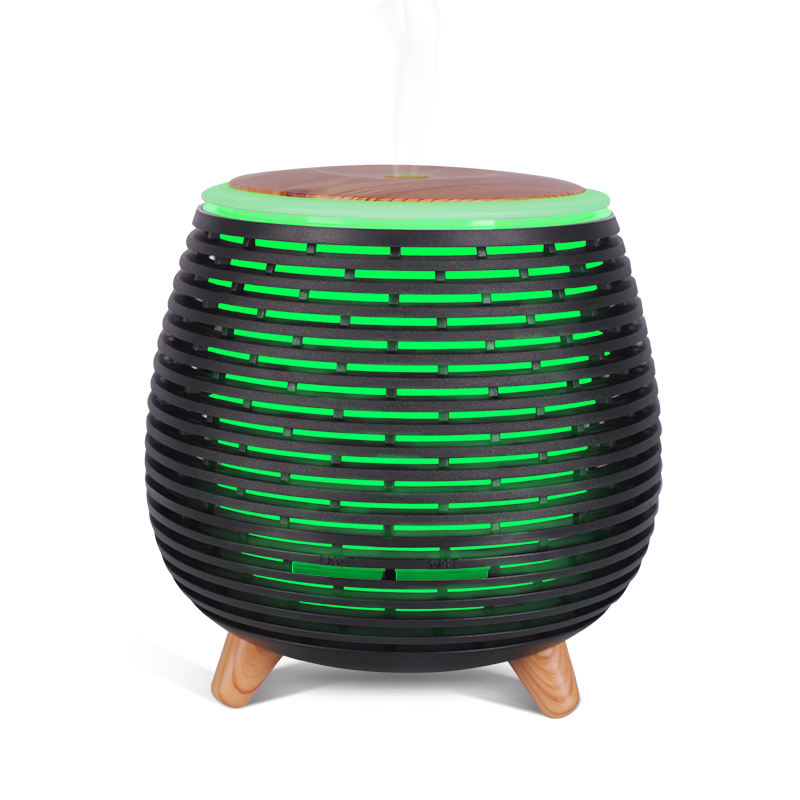 Modern LED Aroma Diffuser with Wooden Legs - New Design - ...