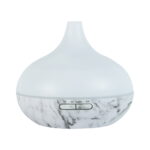Marble-Print Ultrasonic Aroma Diffuser 500ml – OEM/ODM Ready, with LED Mood L...