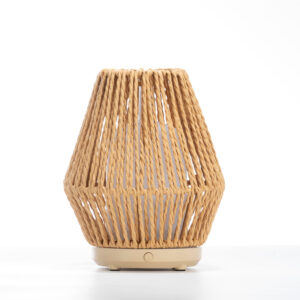 Rope-Woven Rattan Aroma Diffuser 100ml – Boho-Chic Ultrasonic Diffuser - Aroma Diffuser - somnr.com