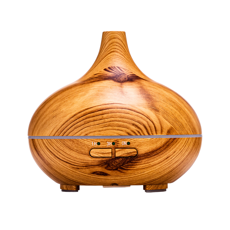 150ml Wood-Grain Ultrasonic Aroma Diffuser – Compact, Quiet & Wholesale-R...