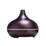 Black Wood-Grain Ultrasonic Aroma Diffuser – Wholesale Ready, Brand-Ready Des...